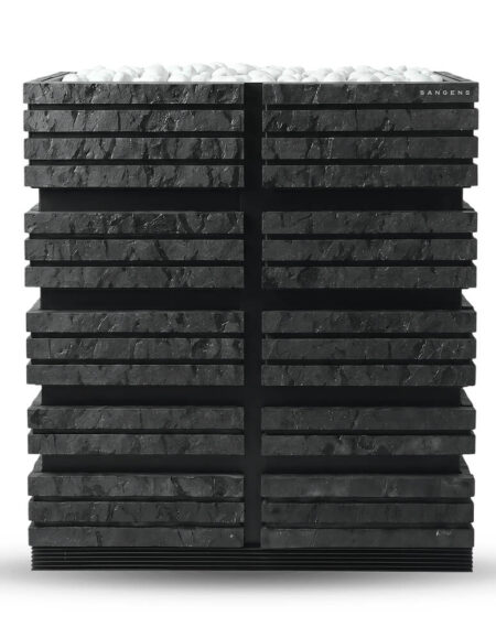 Электропечь Sangens W Brick Graphite для бани — кирпич графитового цвета, парная от 28 до 38 м³ (фото 3)