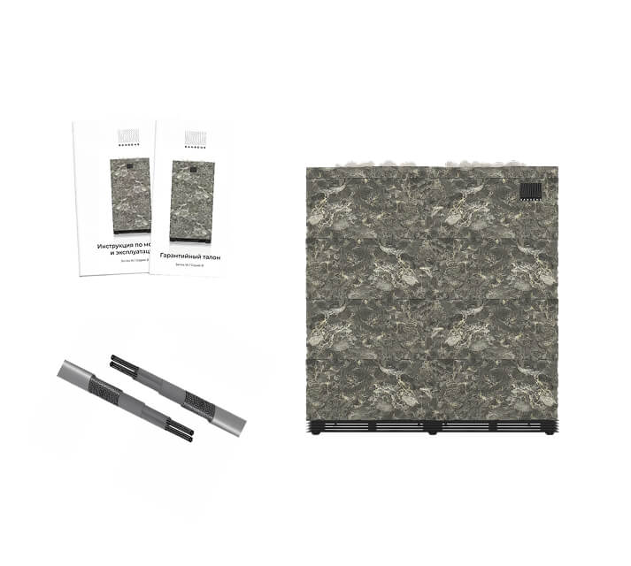 Электрическая печь для бани и сауны Sangens W30S Stone (Сангенс В30КА Камень)-5 Электропечь Sangens W Stone для бани — натуральный камень, парная от 28 до 38 м³