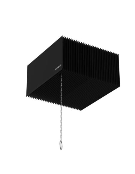 Обливное устройство Sangens Oblivion 30 Steel Black для бани — чёрная сталь, резервуар 28 л, эффект водопада (фото 2)