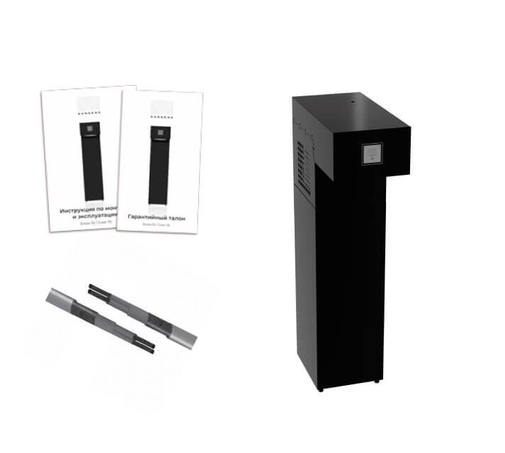 Снегогенератор Sangens Snow 10 Steel Black для бани — производительность 6 кг снега/ч, для контрастных процедур (фото 4)